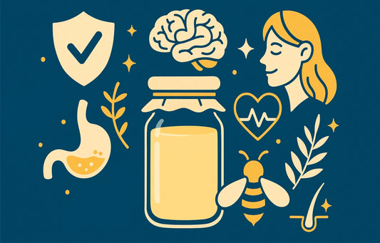 Benefits fresh royal jelly